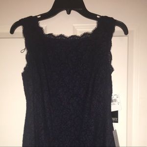 Navy lace dress